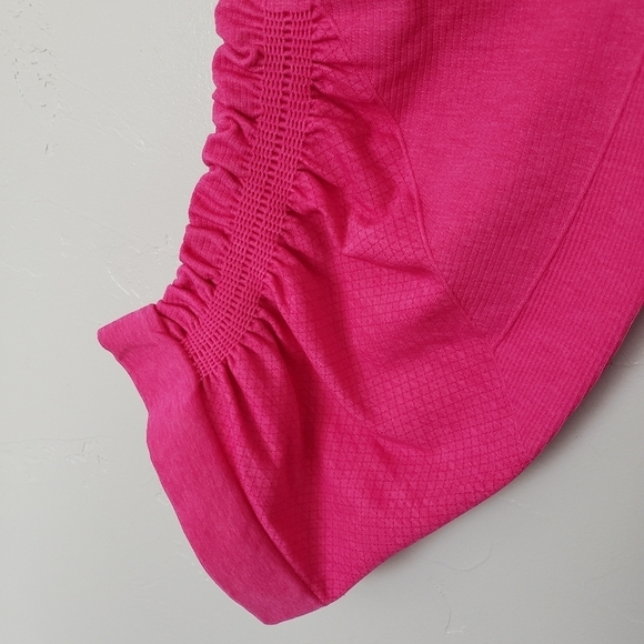 Lululemon In the Flow Pink Cropped Athletic Leggings Crop Active Wear Women's 8 - Picture 2 of 10